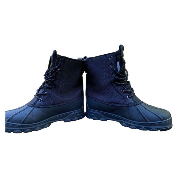 Polo by Ralph Lauren black duck boots snow youth kid's size 5 READ - Picture 3 of 10